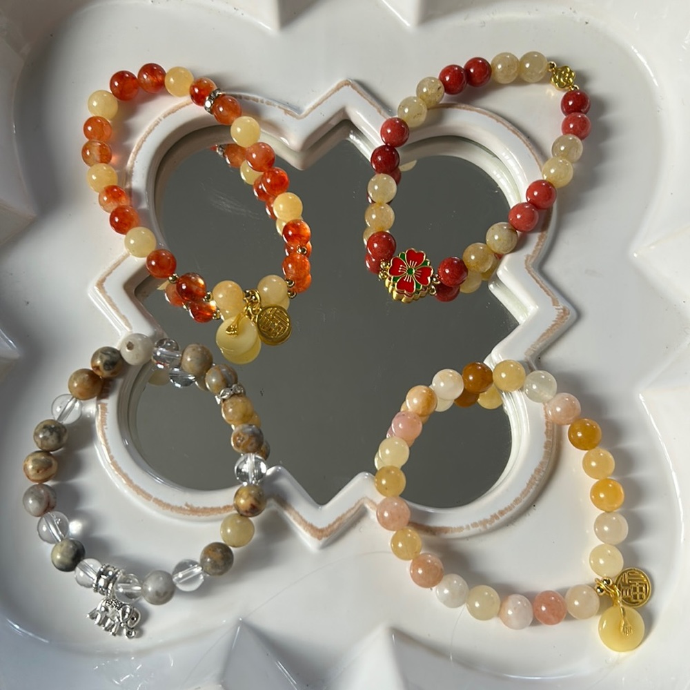 Handmade crystal bracelets